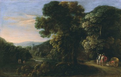 Landskap med Venus och Adonis av Gillis Neyts