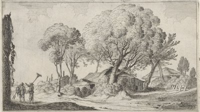 Gårdar bland träd Tolv landskap (serietitel) av Gillis van Scheyndel (I)