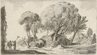 Gårdar bland träd Tolv landskap (serietitel) av Gillis van Scheyndel (I)