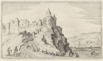 Befäst stad på en kulle Tolv landskap (serietitel) av Gillis van Scheyndel (I)