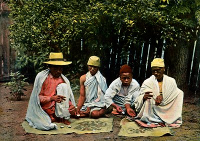 Hova växlare, Madagaskar, sent 1800-tal. av Gillot