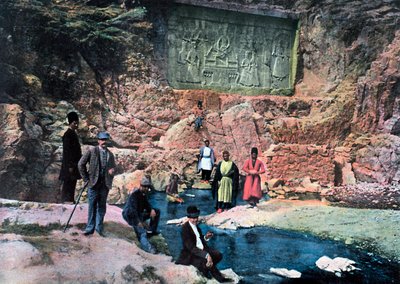 Shahen av Persien och hans barn, c1890. av Gillot