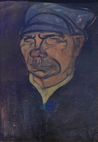 Huvud av en fiskare, fiskare från Burano av Gino Rossi