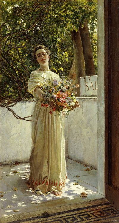 Blomstersamlaren, av Gioacchino Pagliei