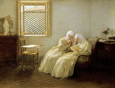 Romantik i klostret av Gioacchino Toma