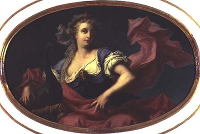 Personifiering av Air som gudinnan Juno av Giorgio Anselmi