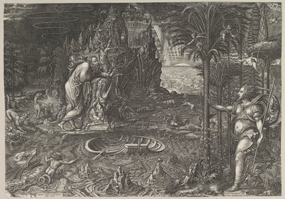 Allegori om livet, 1561. av Giorgio Ghisi