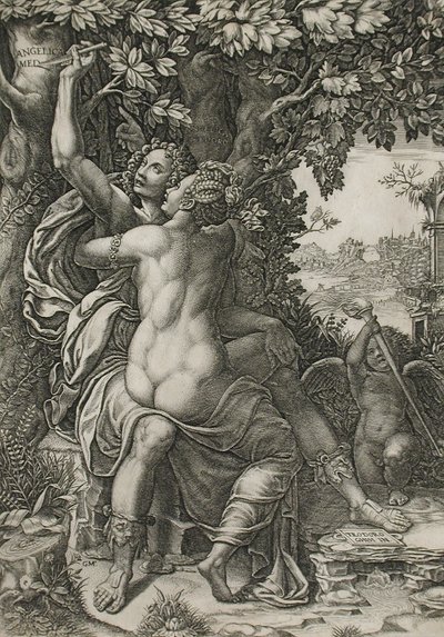 Angelica och Medor av Giorgio Ghisi
