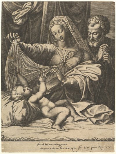Madonnan av Loreto, 1575. av Giorgio Ghisi