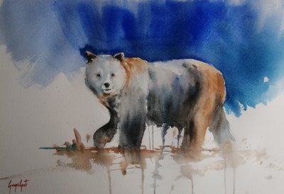 Spirit Blue Bear av Giorgio Gosti