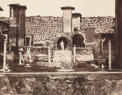 Marcus Lucretius hus, Pompeji,ca 1870 (foto) av Giorgio Sommer