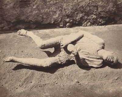 Mänskliga fotspår, Pompeji (Human Cast, Pompeii) av Giorgio Sommer