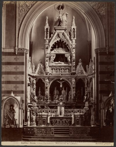 Neapel S. Giov. Carbonara Monument över Ladislaus av Giorgio Sommer