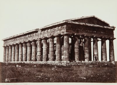 Neptunus tempel i Paestum av Giorgio Sommer