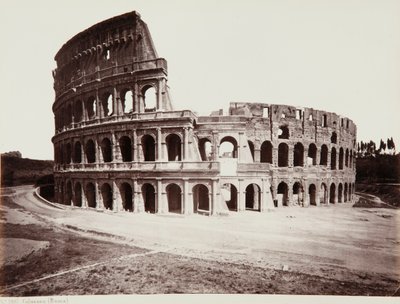 Colosseum eller flaviska amfiteatern, Rom av Giorgio Sommer