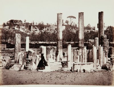 Serapis-templet i Pozzuoli, Neapel av Giorgio Sommer