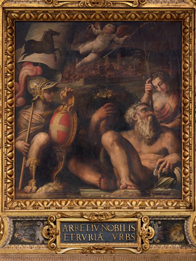 Allegorin om Arezzo av Giorgio Vasari