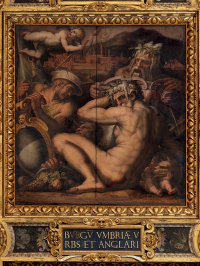 Allegori av Borgo San Sepolcro och Anghiari av Giorgio Vasari