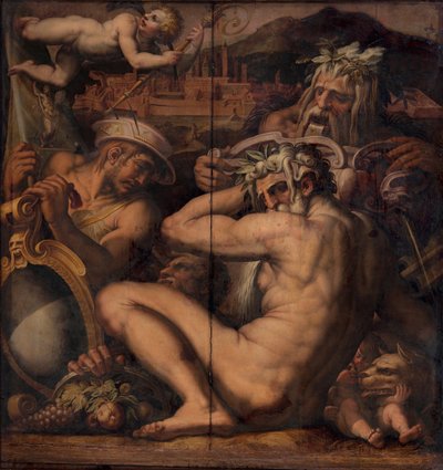 Allegori av Borgo San Sepolcro och Anghiari, 1563-1565 av Giorgio Vasari