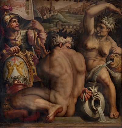 Allegori av Casentino, 1563-1565 av Giorgio Vasari