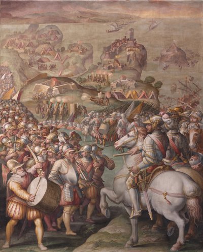 Tillfångatagandet av Porto Ercole, 1568-1570 av Giorgio Vasari