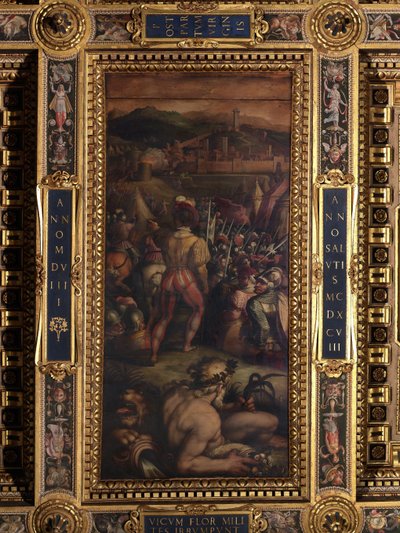 Fångst av Vicopisano av Giorgio Vasari