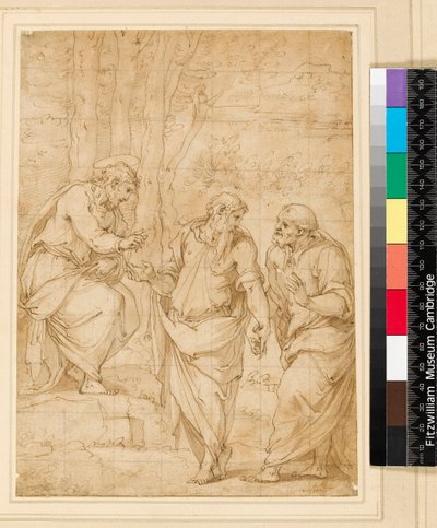 Kristus utnämnde Peter till sin efterträdare, 1500-1599 av Giorgio Vasari