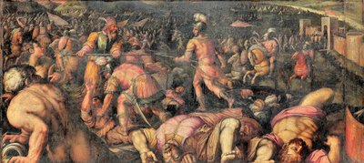 Radagaisus nederlag vid Fiesole av Giorgio Vasari