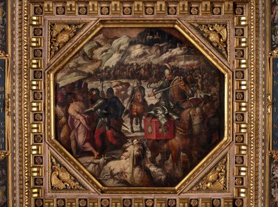 Venetianarnas nederlag i Casentino av Giorgio Vasari