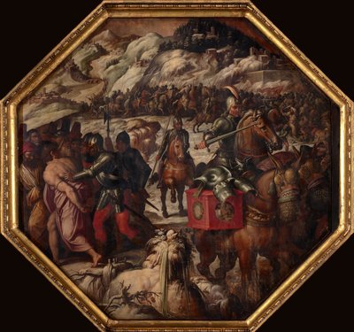 Venetianernas nederlag i Casentino, 1563-1565 av Giorgio Vasari