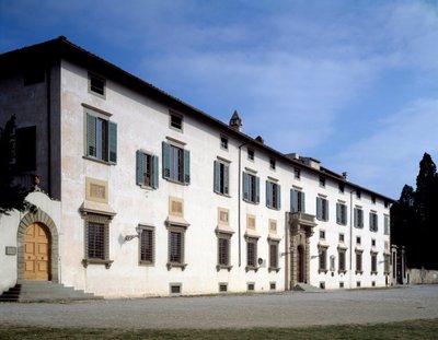 Fasad av Villa Medicea av Castello, cirka 1538 av Giorgio Vasari