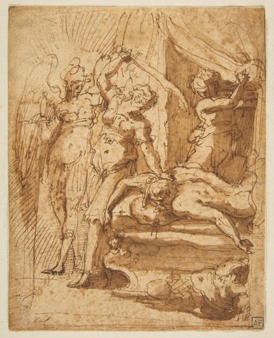 Judith enthauptet Holofernes av Giorgio Vasari