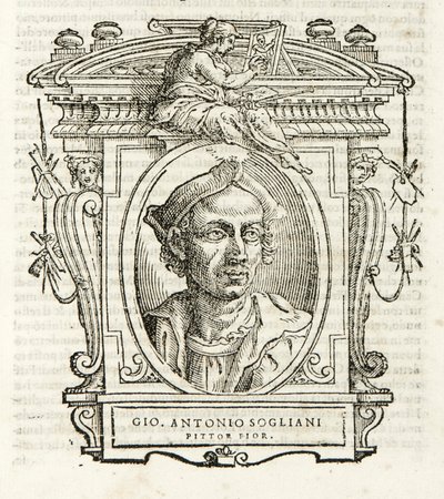 Milano, Biblioteca Braidense, Vite de piv excellent, Giorgio Vasari 1568, Giovanni Antonio Sogliani av Giorgio Vasari