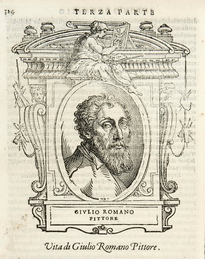 Milano, Biblioteca Braidense, Vite de piv excellent, Giorgio Vasari 1568, Giulio Romano av Giorgio Vasari