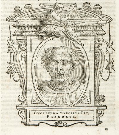 Milano, Biblioteca Braidense, Vite de piv excellent, Giorgio Vasari 1568, Guglielmo Marcilla av Giorgio Vasari