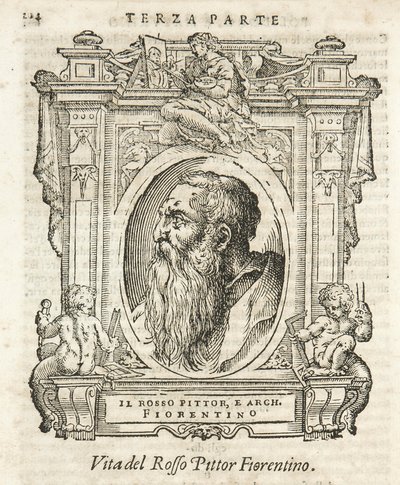 Milano, Biblioteca Braidense, Vite de piv excellent, Giorgio Vasari 1568, Roffo Fiorentino av Giorgio Vasari