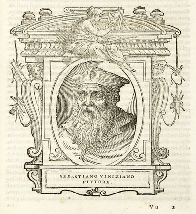 Milano, Biblioteca Braidense, Vite de piv excellent, Giorgio Vasari 1568, Sebastian Viniziano av Giorgio Vasari