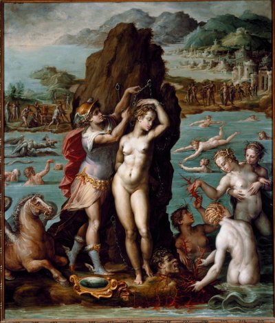 Perseus befriar Andromeda av Giorgio Vasari