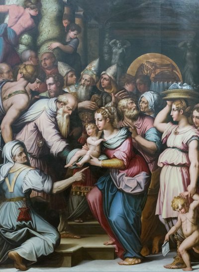 Presentation av Jesus i templet av Giorgio Vasari