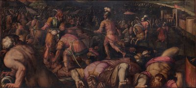 Slaget mot Radagaisus vid Faesulae 406, 1563-1565 av Giorgio Vasari