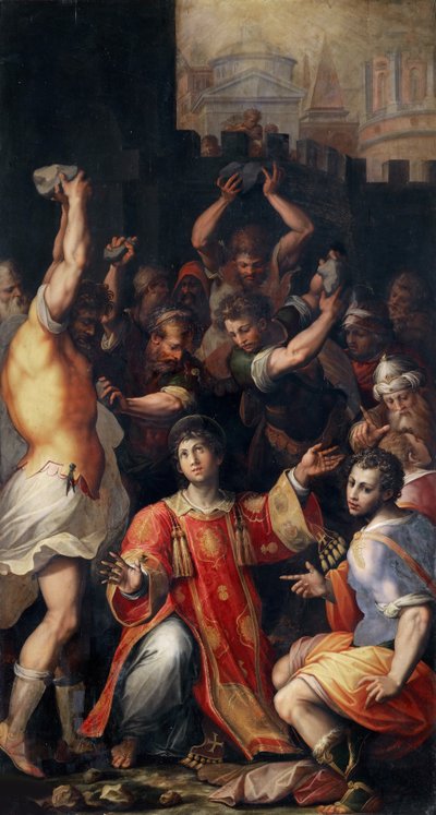 Sankt Stefans martyrskap, 1571. av Giorgio Vasari