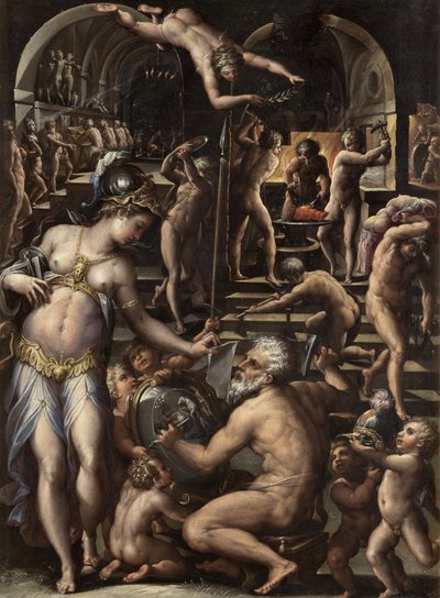 Vulkanens ugn, 1563-1565 av Giorgio Vasari