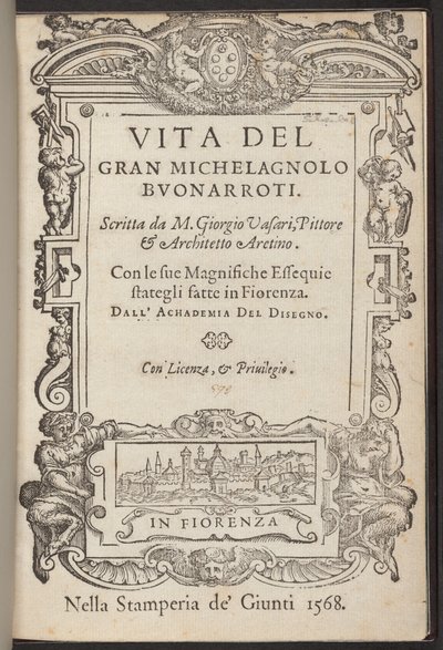 Livet för den store Michelagnolo Buonarroti av Giorgio Vasari