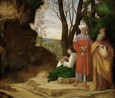 Tre filosofer av Giorgione