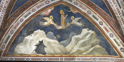 Magadalenas kapell, östra muren: Scener ur Magdalenas liv, 