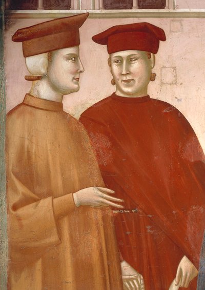 Italien, Umbrienregionen, Assisi, Basilica of Saint Francis of Assisi av Giotto (c.1266 1337)