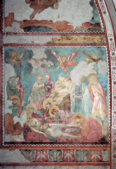 Kristi klagan, ca 1290-99 (fresk) av Giotto (c.1266-1337)