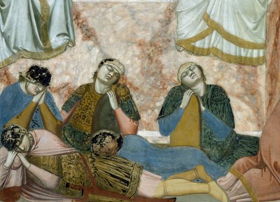 Kristi uppståndelse, detalj från Kristi liv och lidande, av Giotto av Giotto (c.1266 1337)