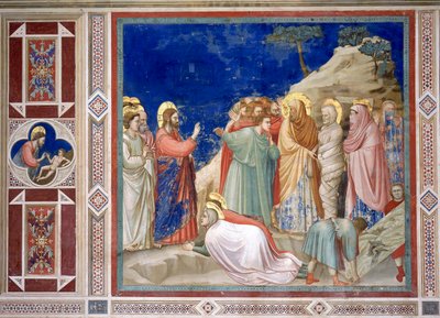 Lazarus uppståndelse av Giotto (c.1266 1337)