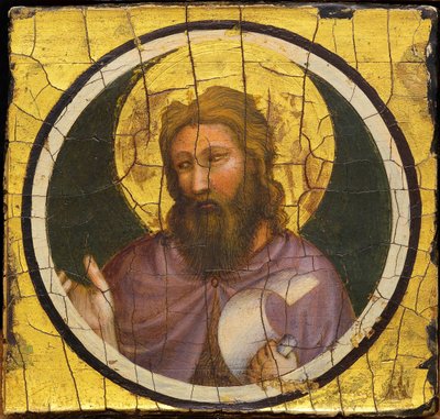 Johannes Döparen av Giotto di Bondone (1266-1377). Tempera på panel, ca 1320, Ente Cassa di Risparmio, Florens av Giotto (c.1266 1337)